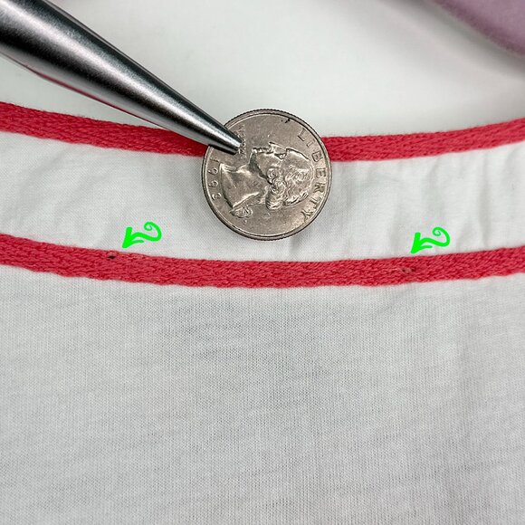 Boston Proper | White Top | Embroidered Tie Blouse | Size XS - Picture 8 of 12